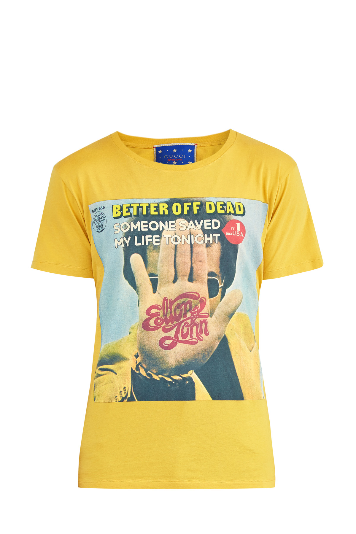 

Футболка с обложкой сингла «Better off dead» исполнителя Elton John